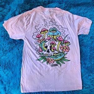 Stoned Snake Mushrooms pink Mens Small but fits like a Medium